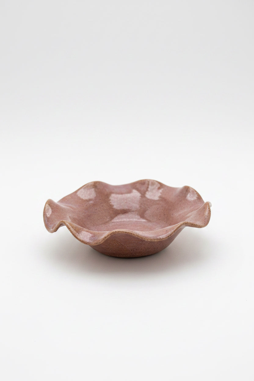 Purple wavy mini bowl