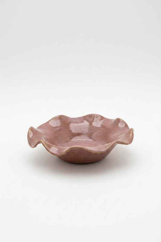 Purple wavy mini bowl