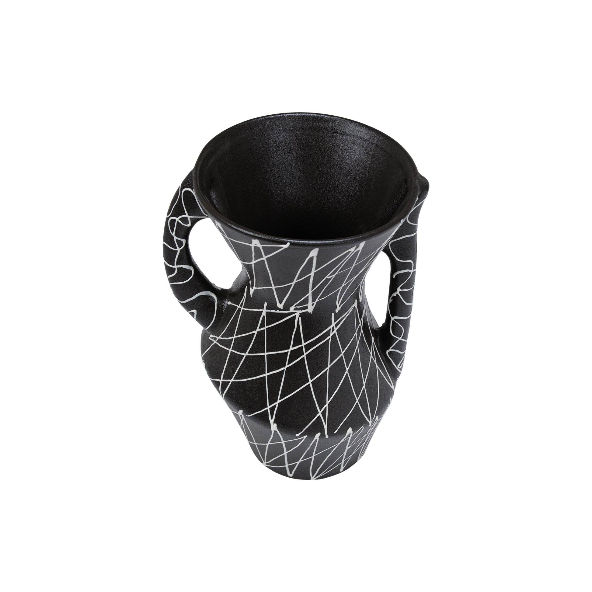 Cazden Short Vase by ST x OH featuring a sleek, modern ceramic design with a narrow opening and smooth finish.