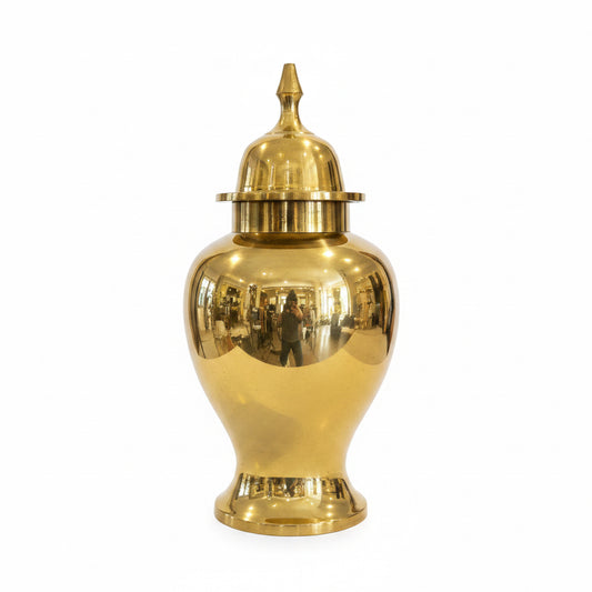 Vintage Brass Jar