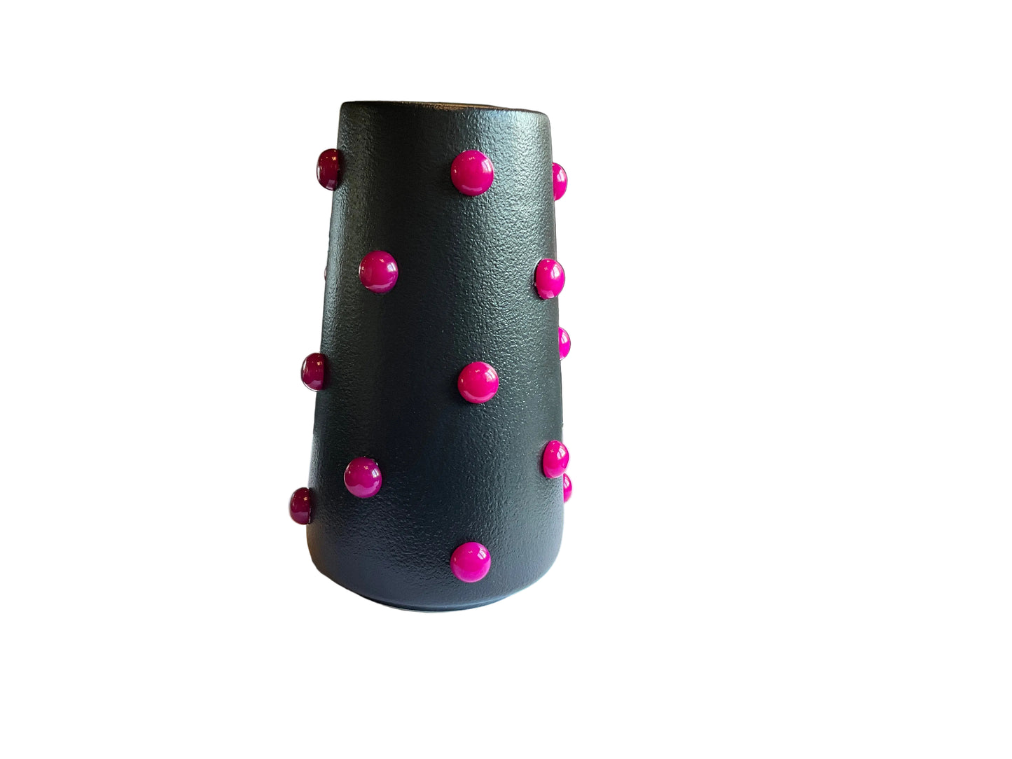 P.Grunsfeld 6in Black and Hot Pink