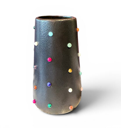 The Vault Creative P. Grunsfeld Tinies 6-inch ceramic vase with a smooth, rounded shape and glossy finish.