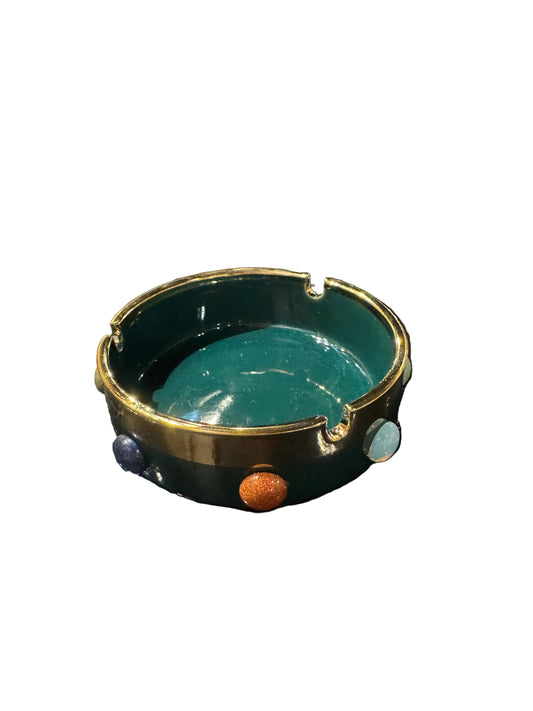 P.Grunsfeld Green Multicolor Stoner Tray