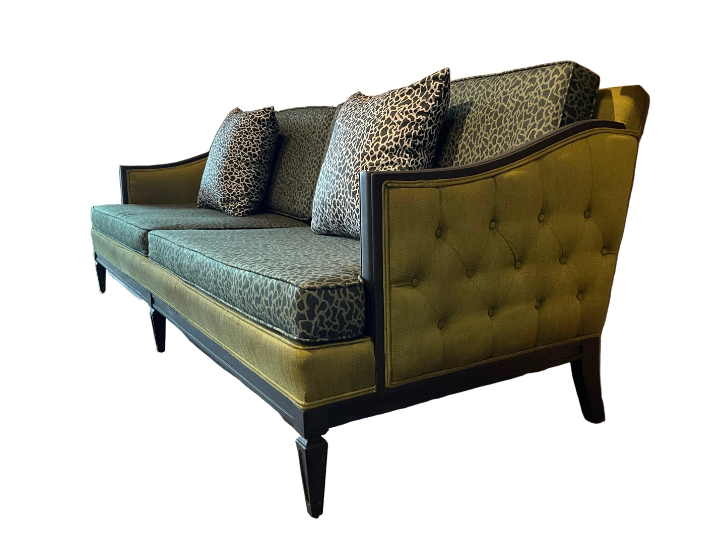 Emerald Silk Sofa