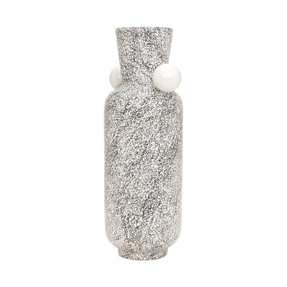 Kavana Decor Eridan vase with a sleek, modern design in neutral tones, perfect for contemporary home decor.
