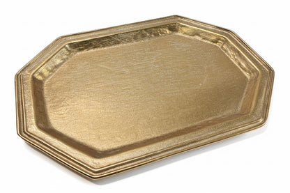 Vintage Brass Cocktail Tray