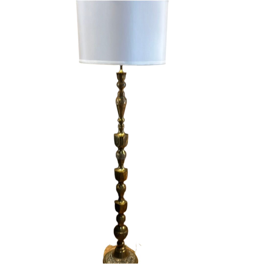 70's Vintage Tribal Style Floor Lamp - The Vault Creative 