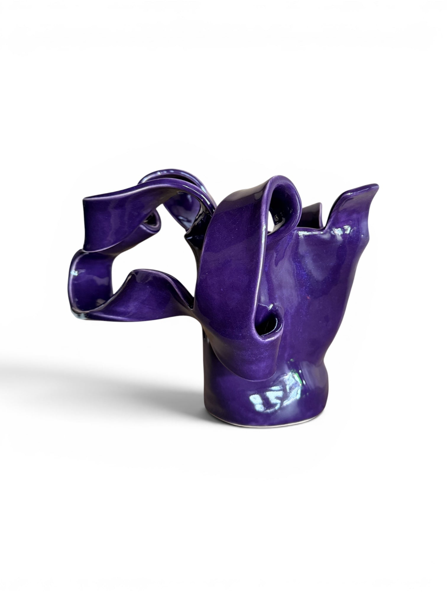 Maggie petite vase by The Vault Creative, ceramic floral vase with a smooth finish, ideal for small arrangements or decorative display.