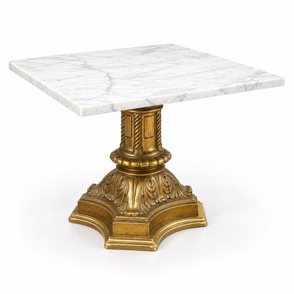 Hollywood Regency Gold Side Table