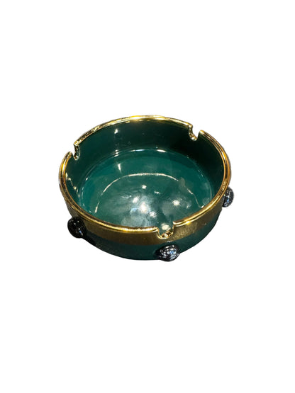 P. Grunsfeld Green & Black Stoner Tray
