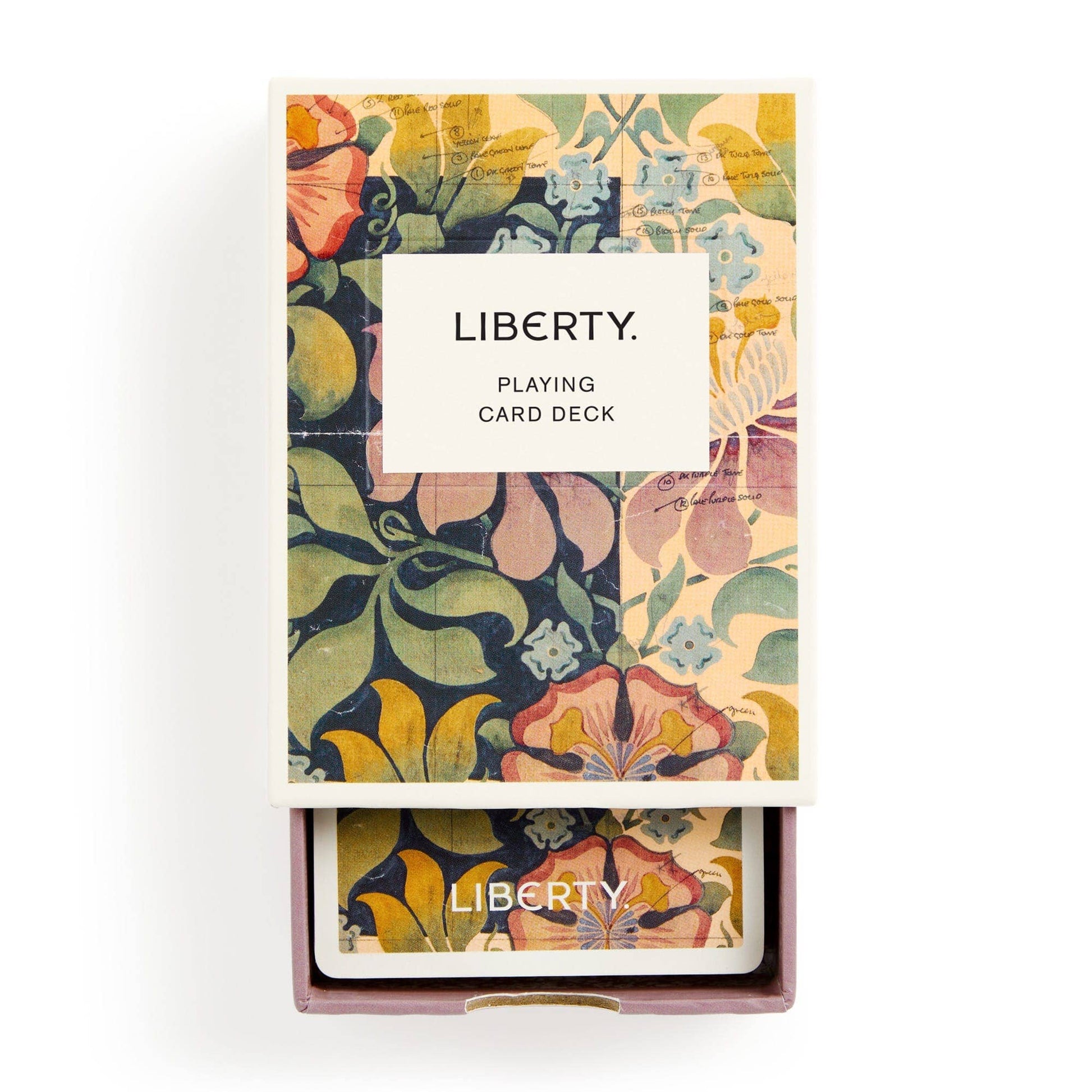 Liberty Archive playing card deck by Chronicle Books featuring vintage-inspired design and classic playing card illustrations.