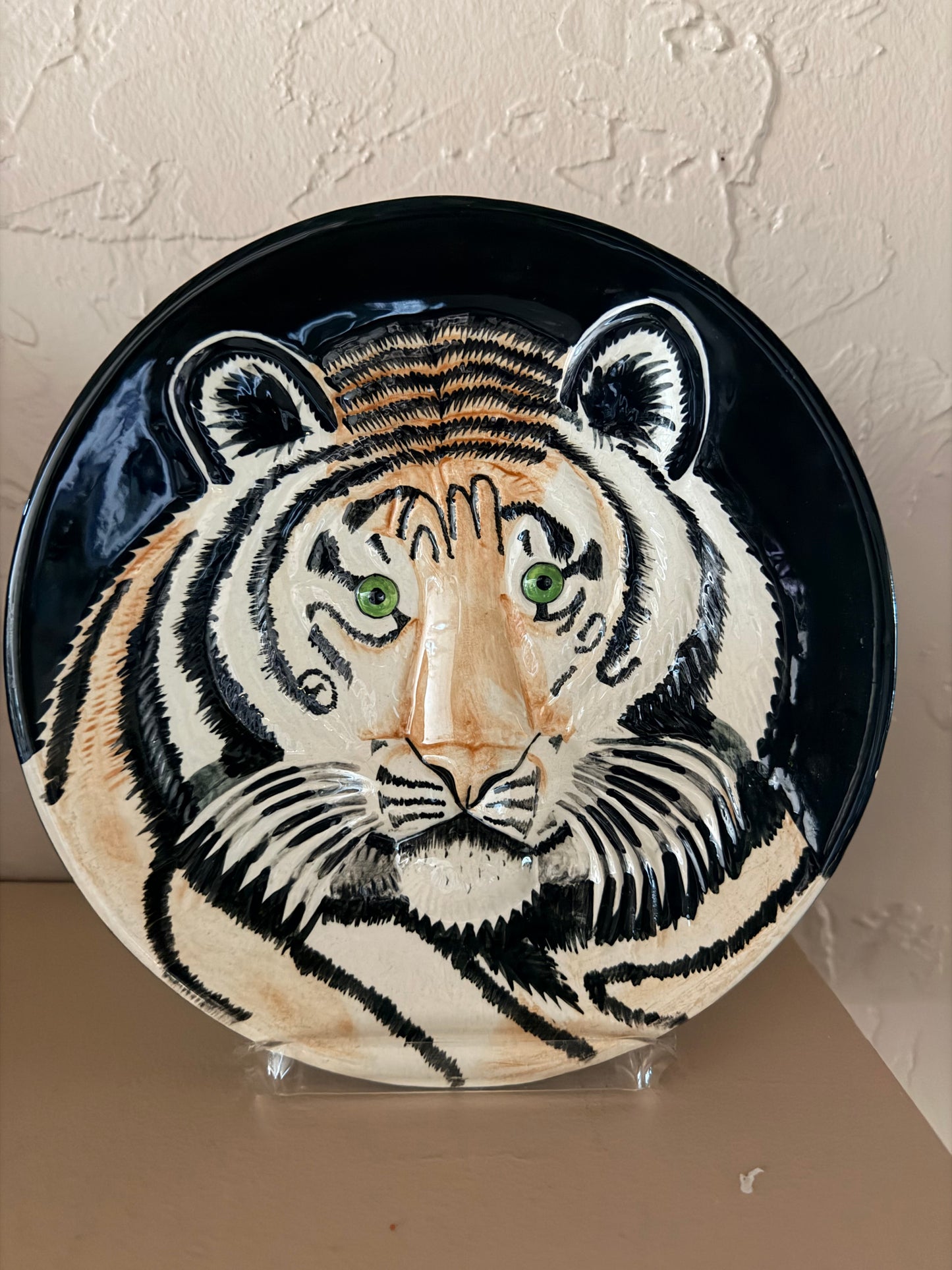 Decorative Tiger Plate