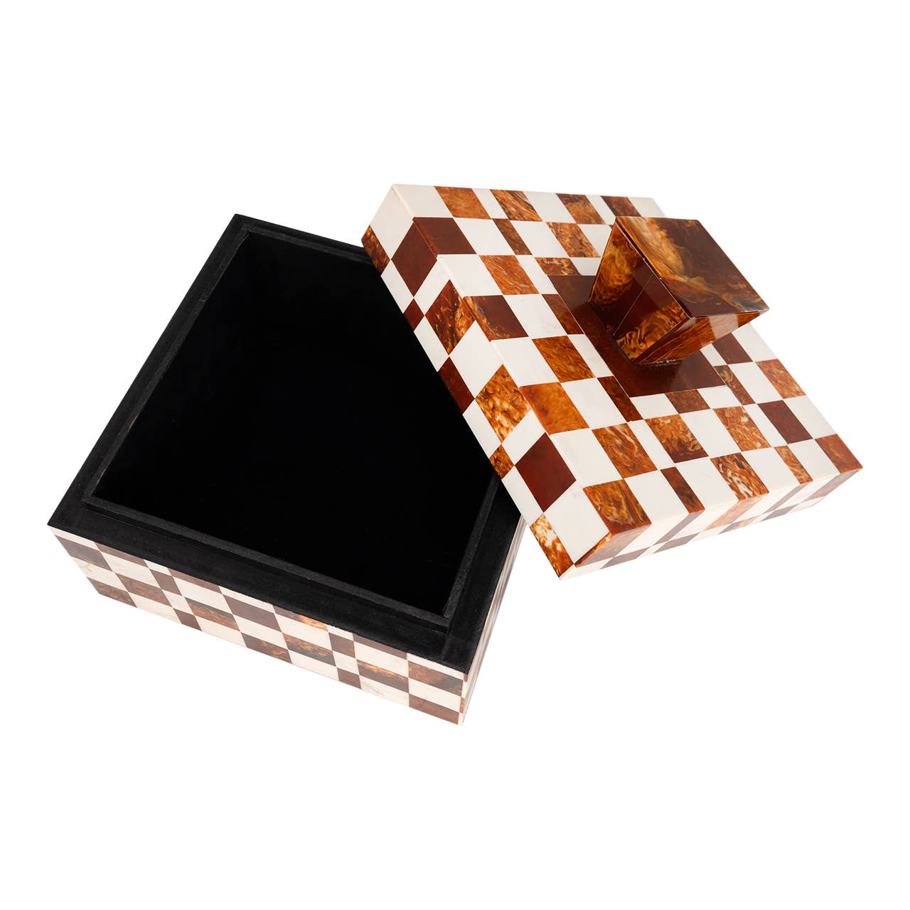 Decorative Camiro Box by Kavana Decor, featuring intricate design and wooden finish, ideal for home decor storage.