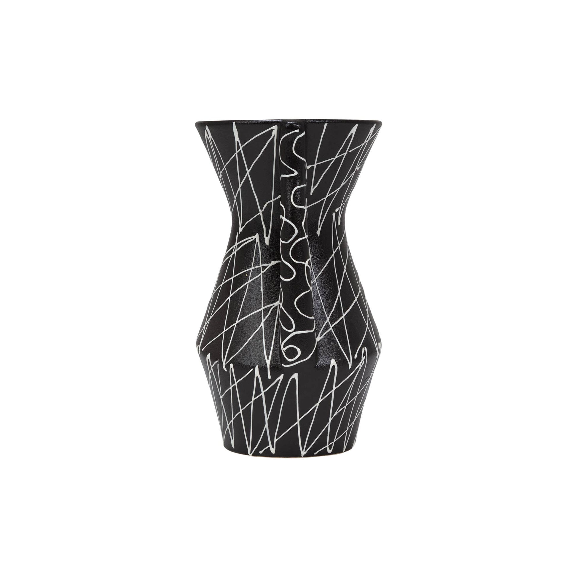 Cazden Short Vase by ST x OH, with a sleek, minimalist ceramic design in a neutral color, suitable for modern home decor.