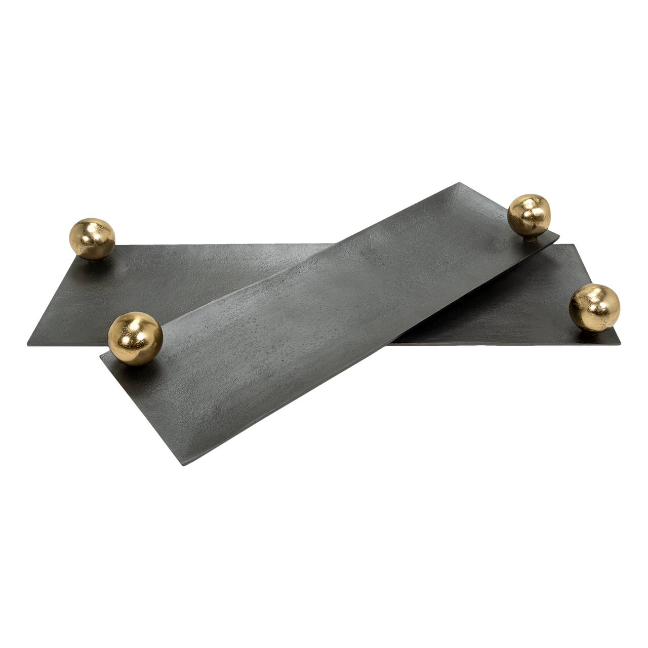 The Vault Creative Fenley Tray tabletop organizer with a sleek wooden finish, perfect for holding small items or decor.
