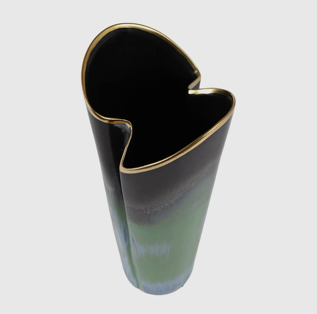 Tall Ferdinand vase by The Vault Creative, featuring elegant ceramic design with a smooth finish and modern shape.