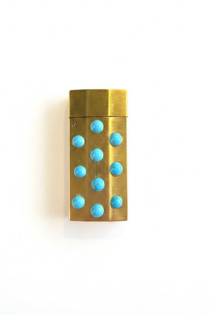 P. Grunsfeld Stoner Lighter by The Vault Creative, sleek metal lighter with a polished finish, designed for cannabis enthusiasts.