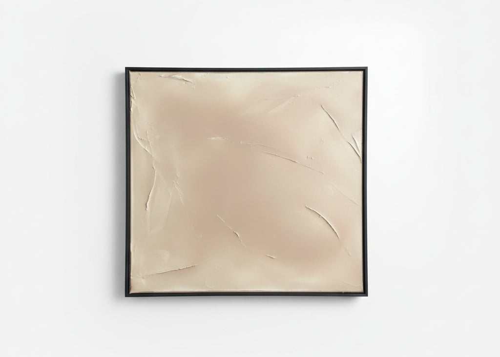 Glossy sand painting by The Vault Creative featuring shimmering, textured sand art with vibrant colors and intricate design.