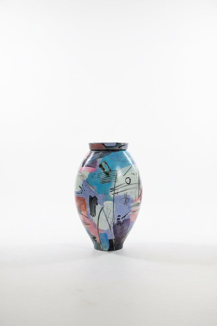 Vintage Ceramic Side Table