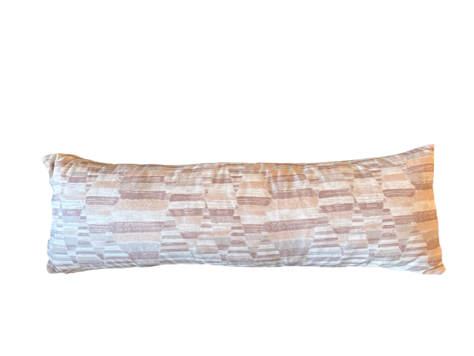 Large lumbar pillow by Stone Textile with soft fabric cover, designed for support and comfort in living spaces.