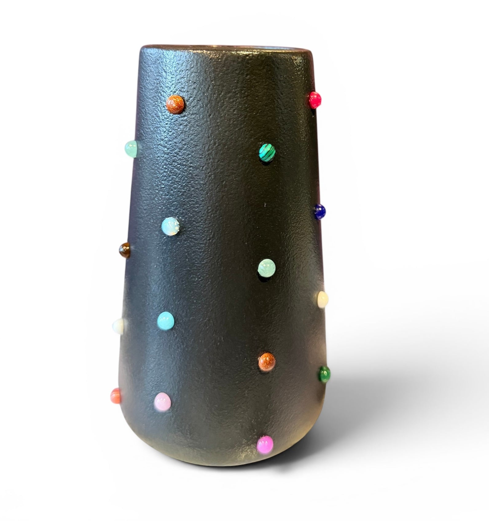 The Vault Creative P. Grunsfeld Tinies 6-inch vase with a smooth ceramic finish, displayed on a neutral surface.