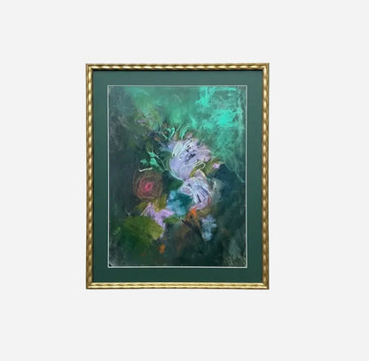 Roslyne Smith Floral Study III artwork by The Vault Creative, featuring vibrant floral patterns and detailed botanical illustrations.