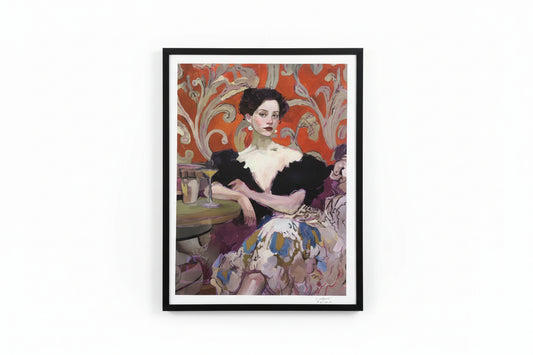 Leisure Hour signed Rebecca Aldernet print by The Vault Creative featuring vibrant, detailed artwork on high-quality paper.