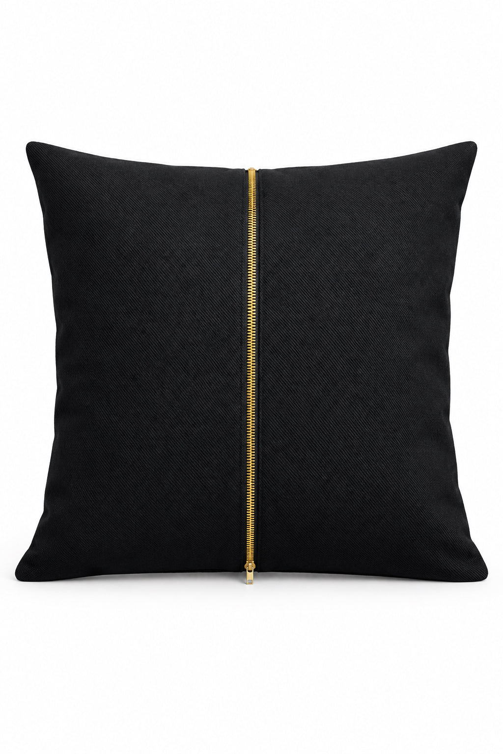STS Leather and Canvas Throw Pillow