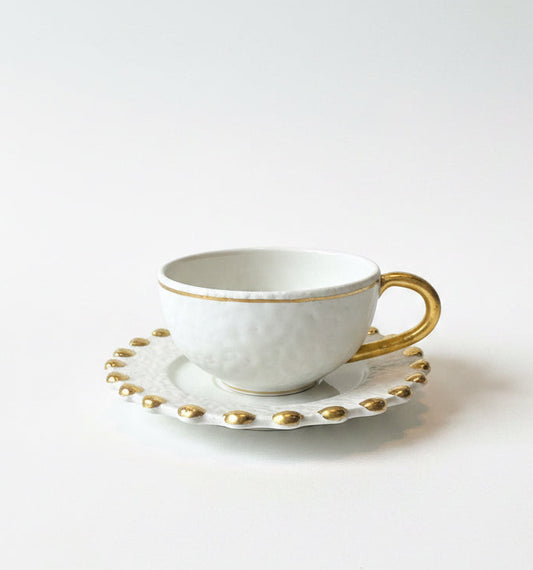 Vietri Cup and Saucer (set of 4)