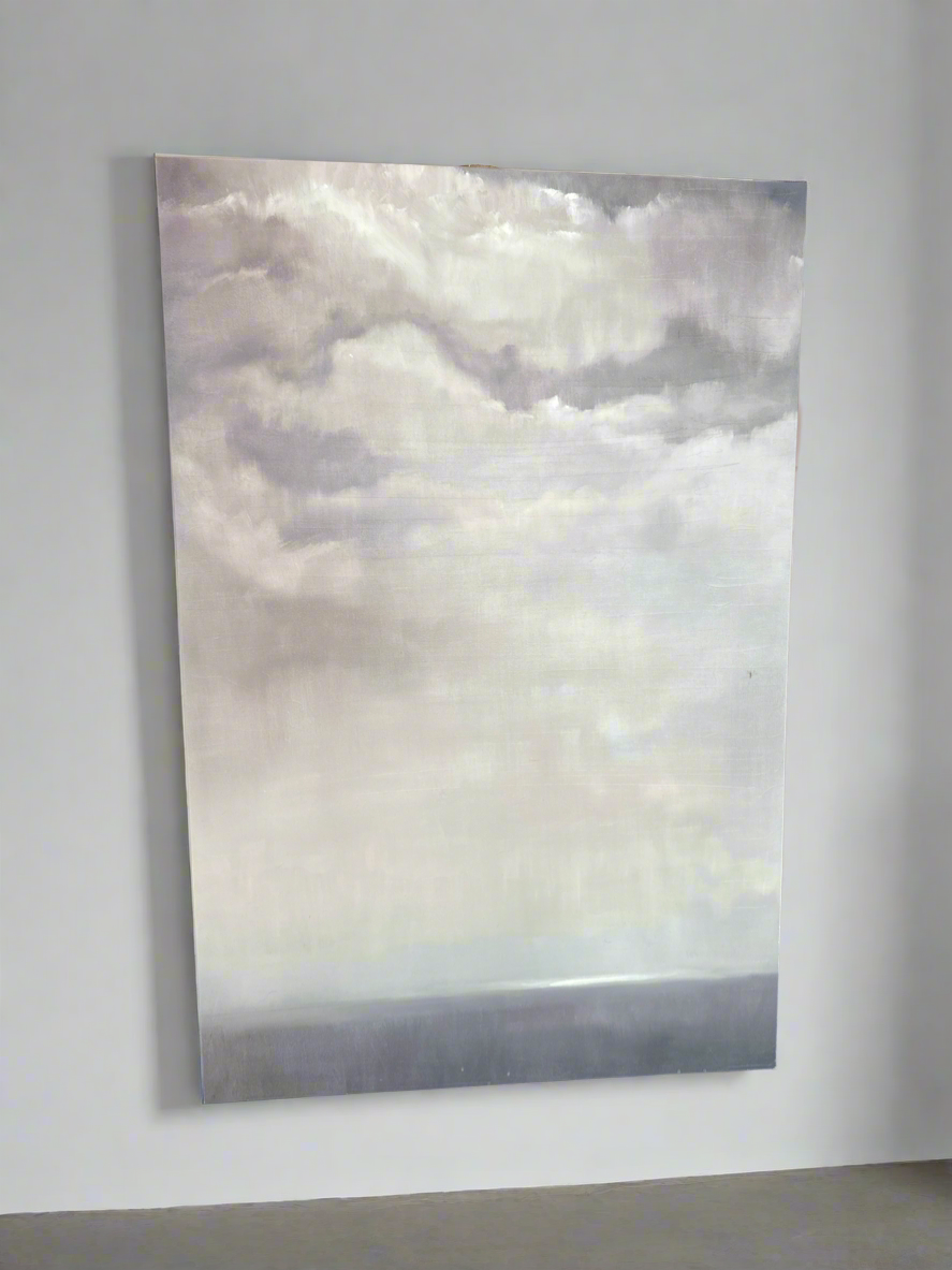 Storm Cloud screen print by The Vault Creative featuring a moody, detailed cloud design on high-quality paper.