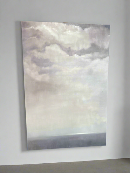 Storm Cloud screen print by The Vault Creative featuring a moody, detailed cloud design on high-quality paper.
