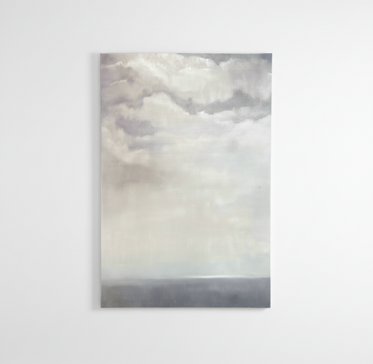 Storm Cloud screen print by The Vault Creative featuring a detailed, moody cloud design on high-quality paper.