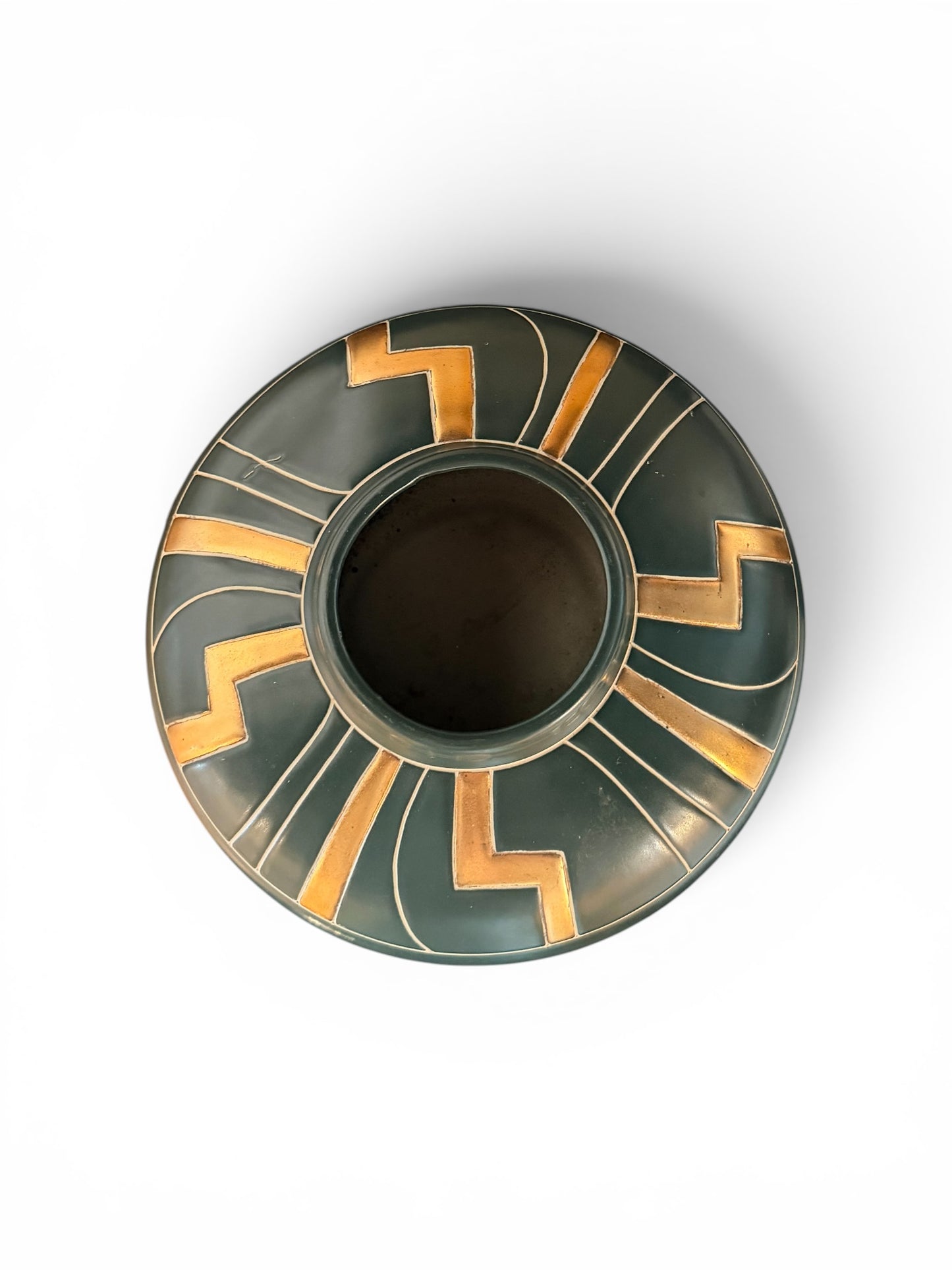 Vintage Haegar Lightening Bolt Vase