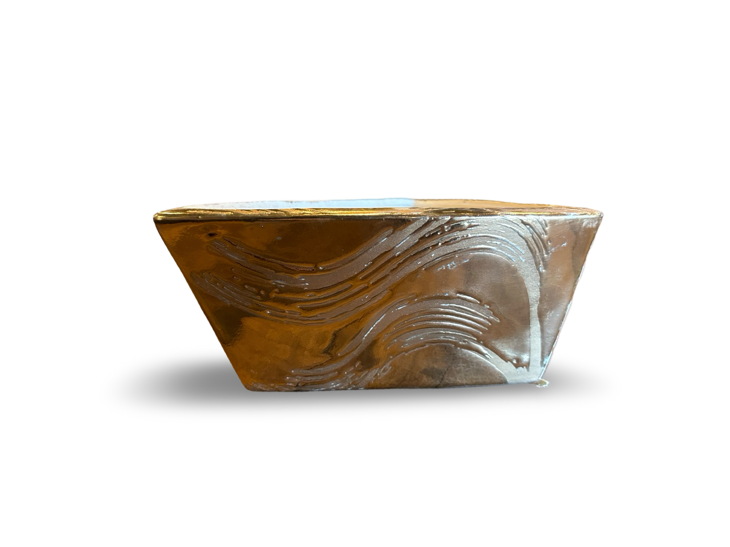 Ozmun Home weeping planter with cascading greenery in a decorative ceramic container for outdoor or indoor garden display