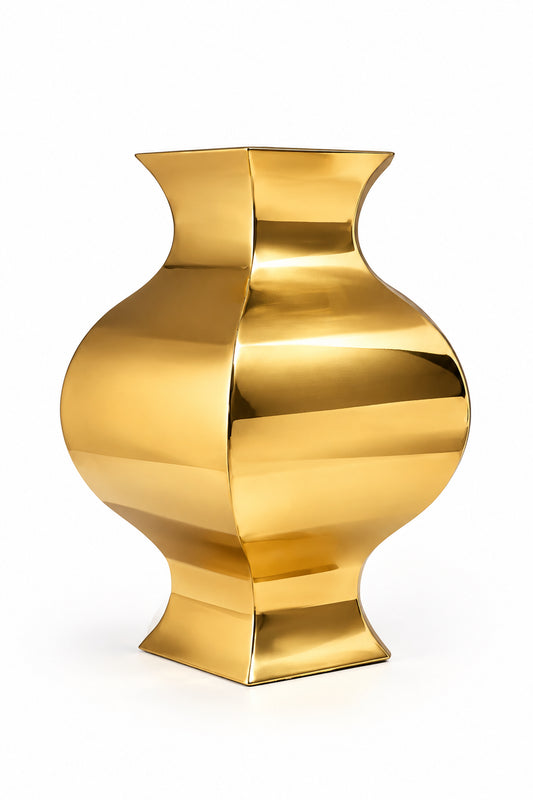 Vintage Fatty Brass Vase