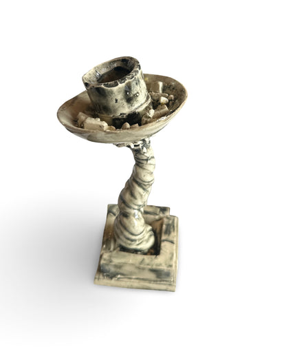Elegant Derek Larson candelabra by Ozmun Home with multiple candle holders and intricate metal design for stylish home decor.