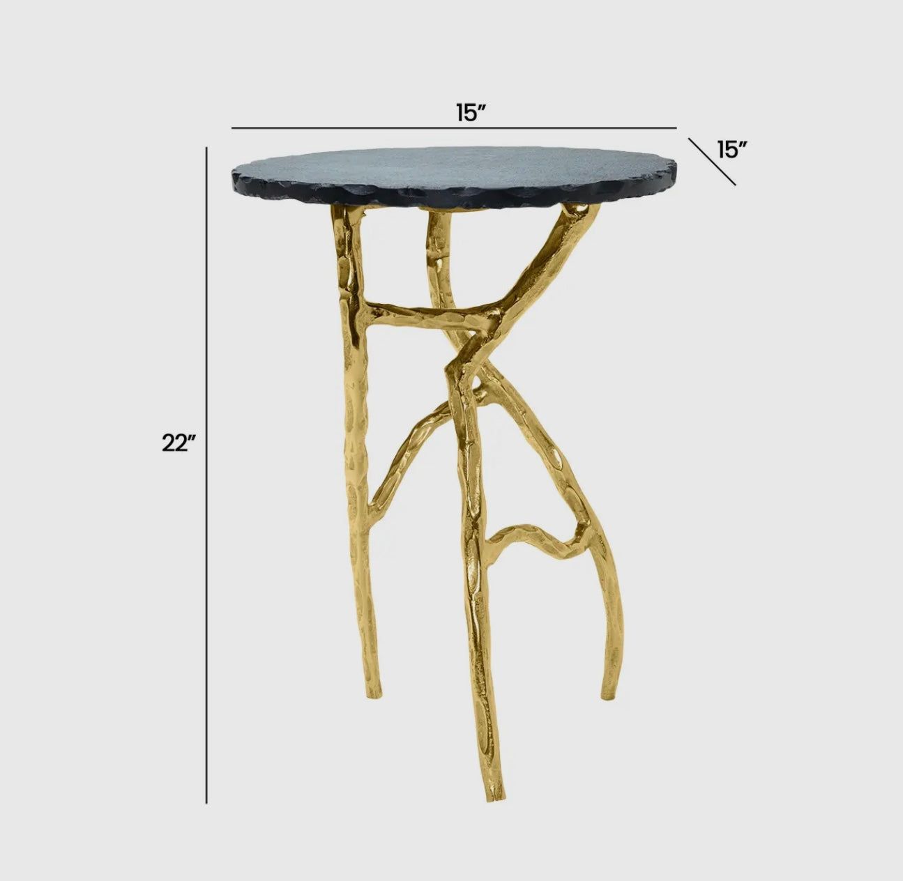 Alarine wooden table by The Vault Creative featuring a sleek, modern design with a smooth surface and sturdy legs.