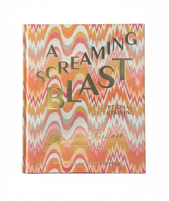 A Screaming Blast toy by The Vault Creative featuring vibrant colors and dynamic design on a white background.