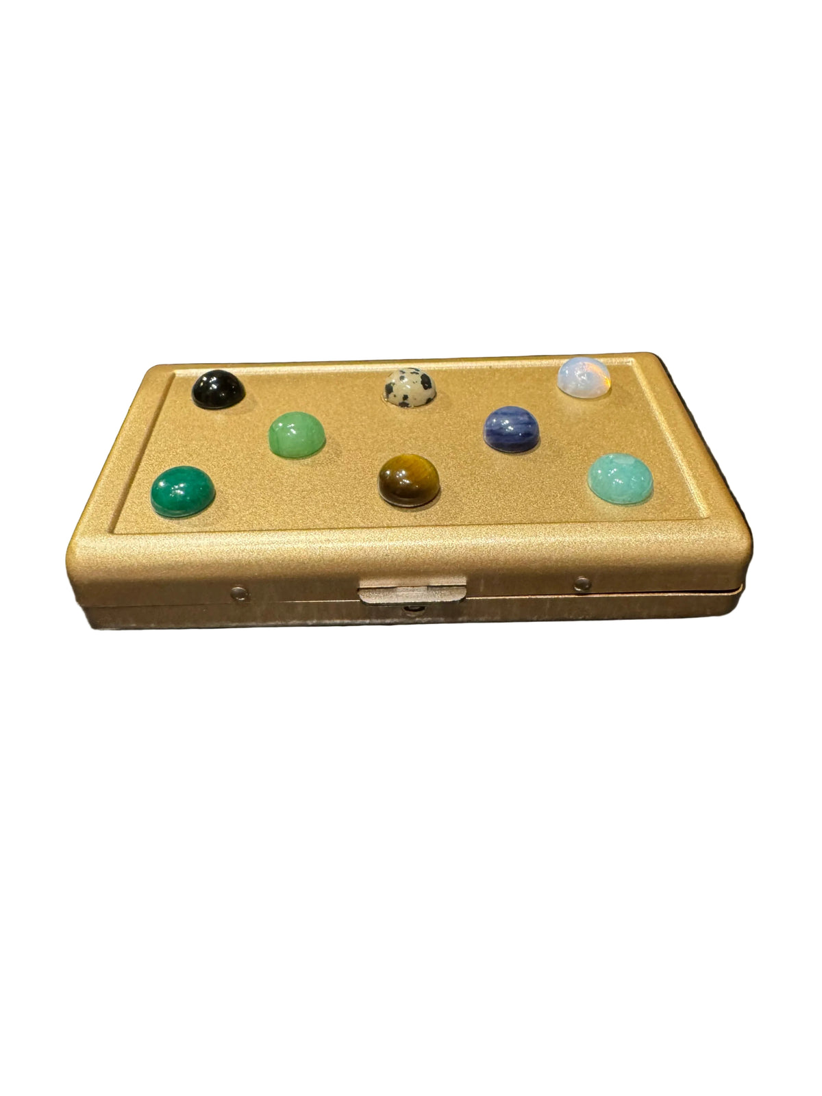 P.Grunsfeld Cigarette Case Gold and Multi-Color
