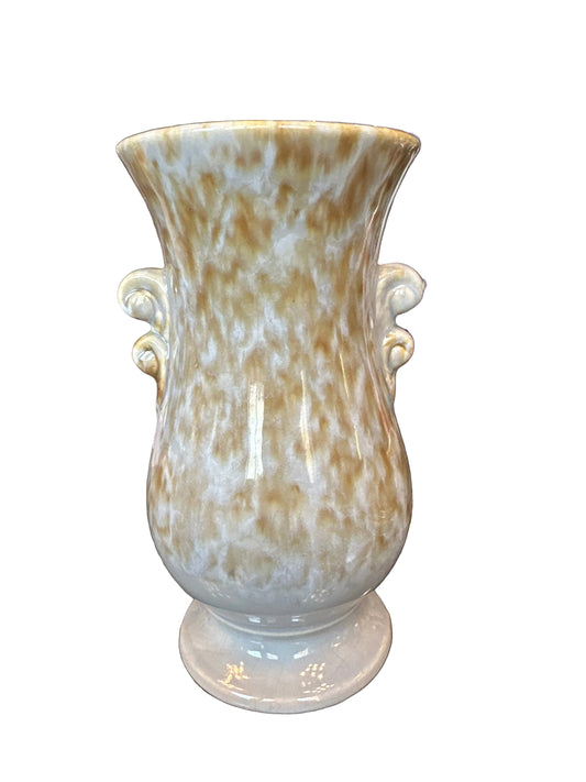 Vintage Tortoise Gray Vase by The Vault Creative, featuring a classic ceramic design with a textured finish.