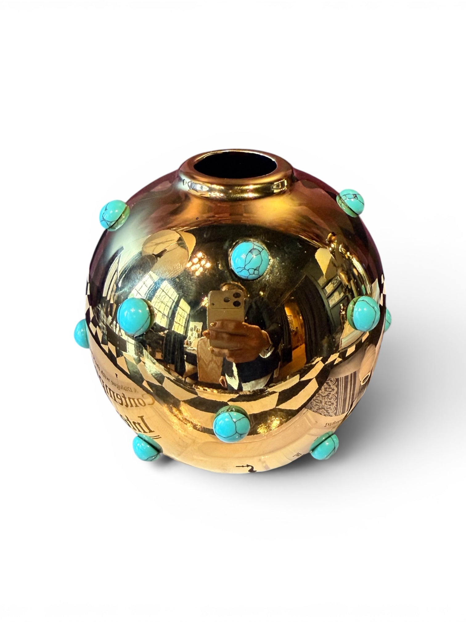 Eliz Vase by The Vault Creative featuring a sleek, modern ceramic design with a smooth finish and elegant shape.