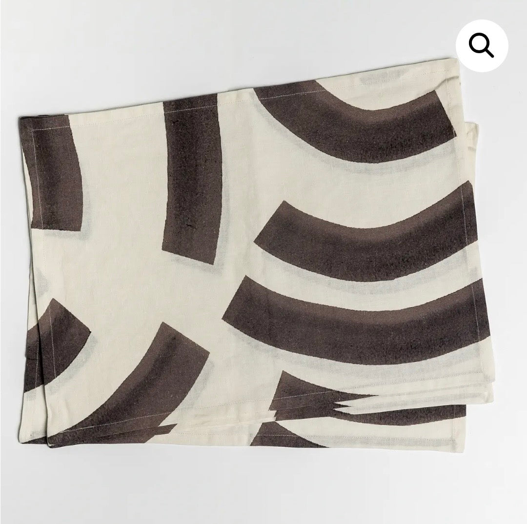 Set of four Hard Rock placemats by The Vault Creative featuring rock-inspired designs on durable table mats.