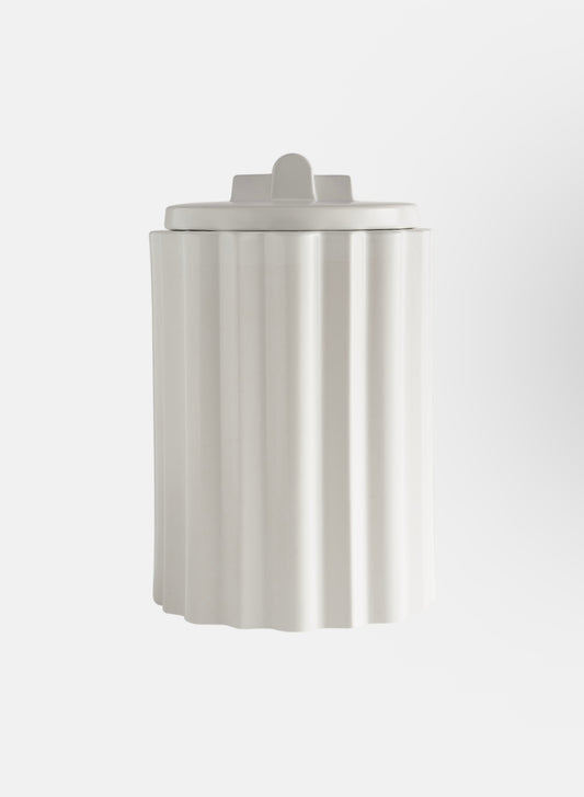 Large white Changes Jar by ST x OH with a sleek, minimalist design, shown in a full-size view.