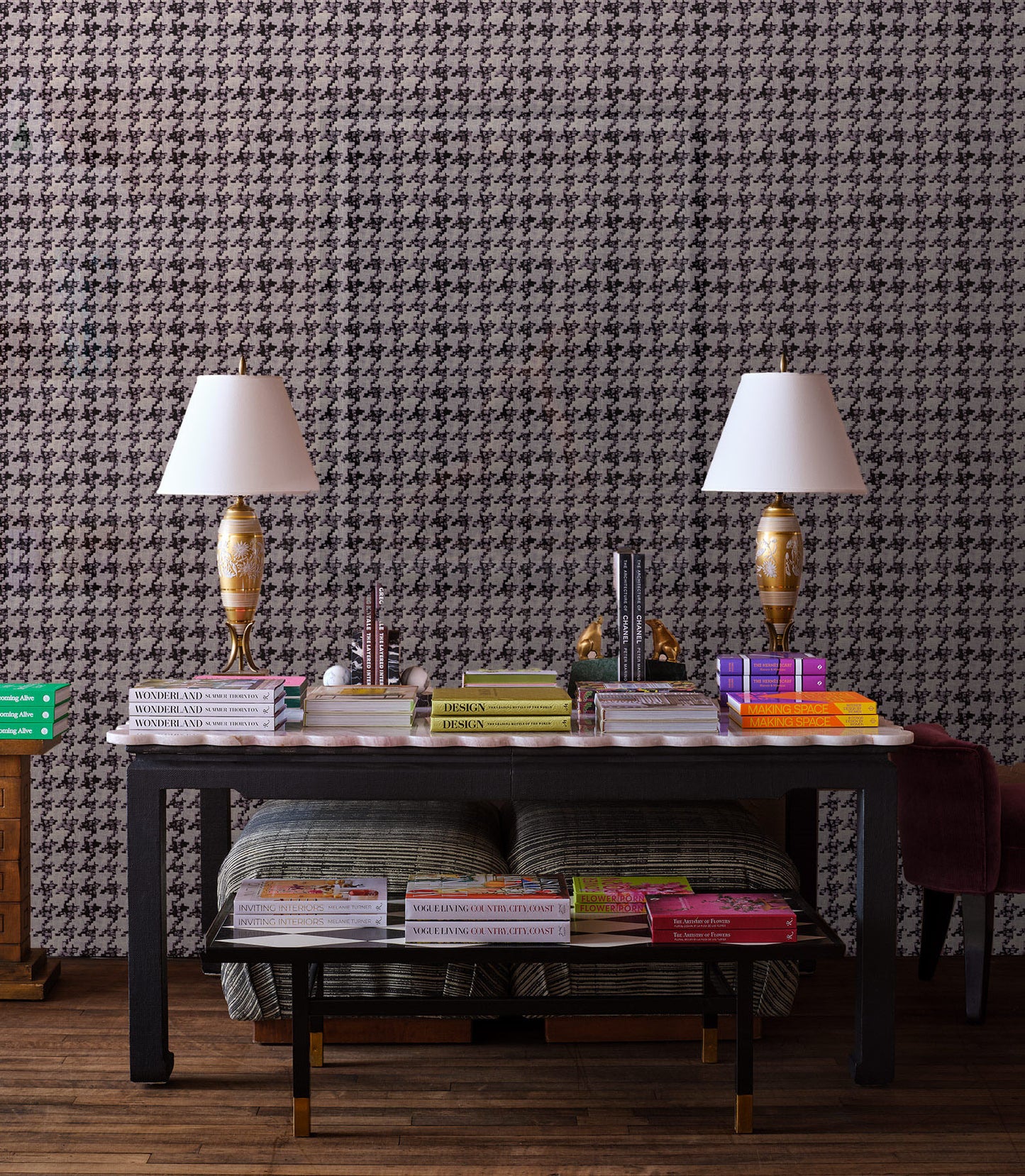 Houndstooth - Purple