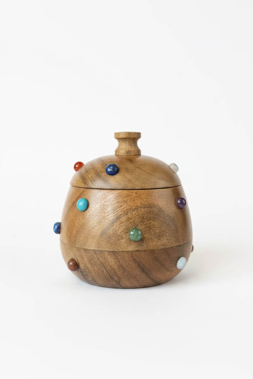 P. Grunsfeld Stoner Wood Jar