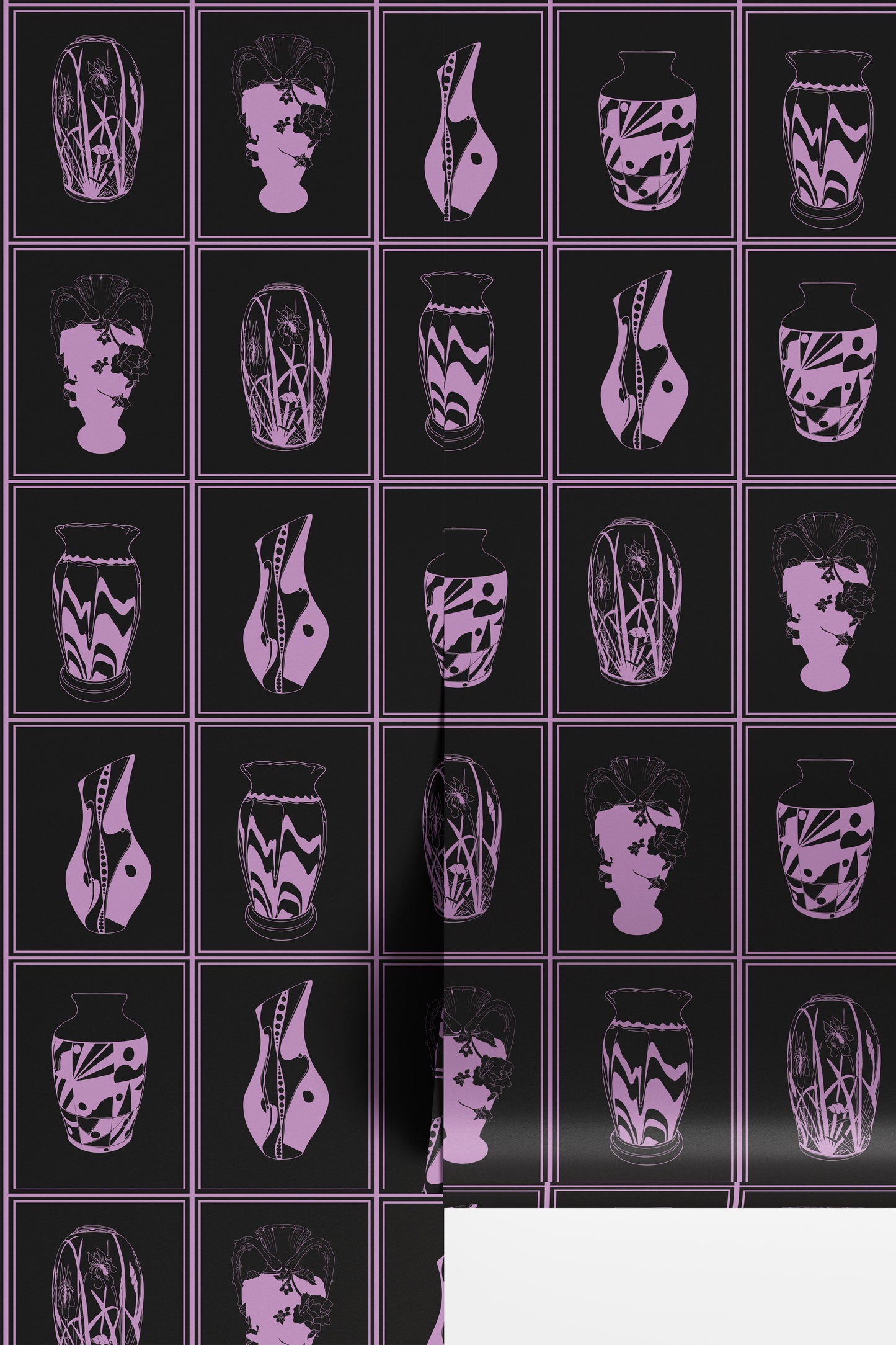Vault Vases  - Dark Purple