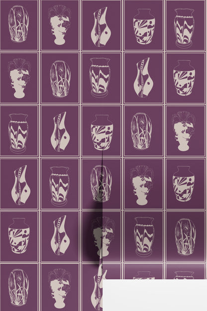 Vault Vases  - Purple