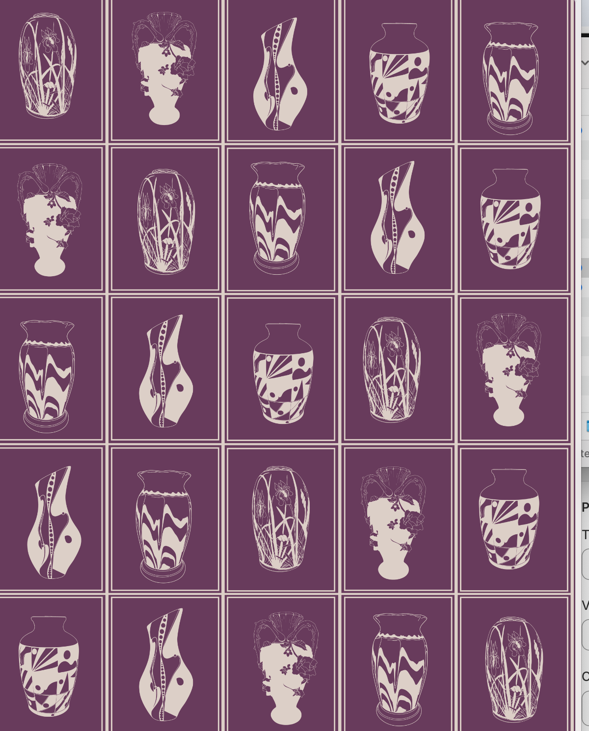 Vault Vases  - Purple