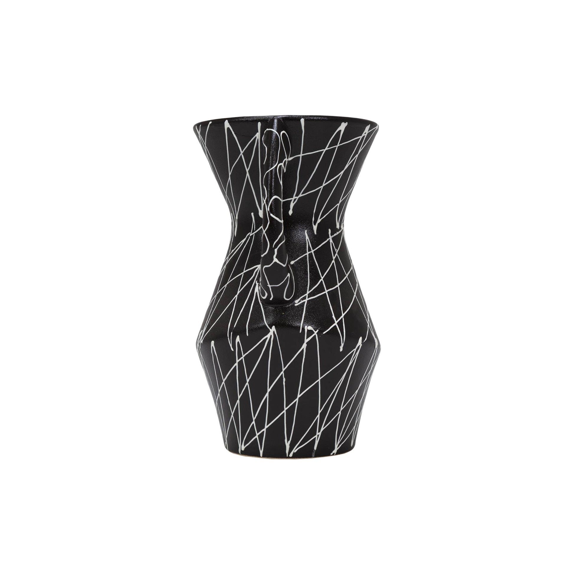Cazden Short Vase by ST x OH, featuring a sleek, minimalist design with a smooth surface and neutral color.