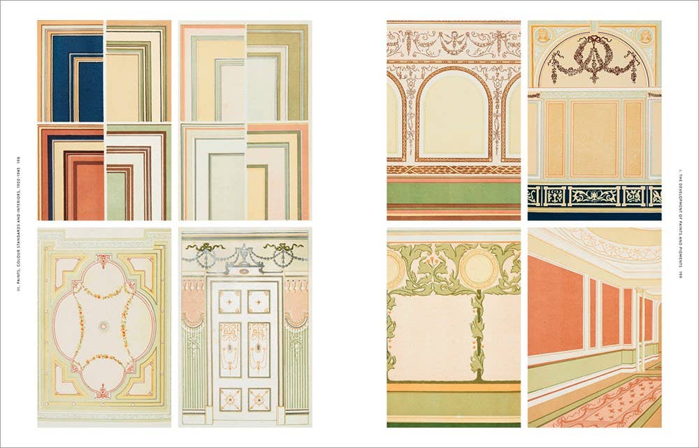 Open book titled "Anatomy of Color" by W. W. Norton showcasing colorful interior pages with detailed illustrations and text.